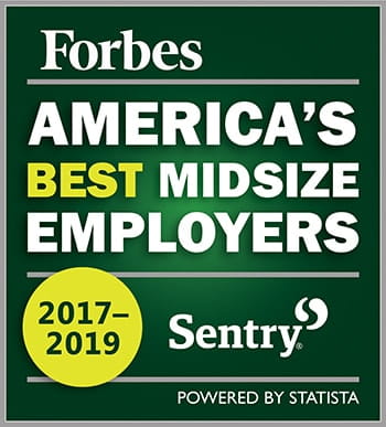 Sentry recognized by Forbes and Fortune