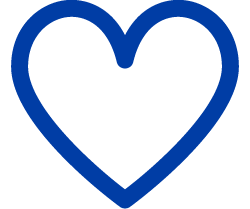 Icon of a blue heart